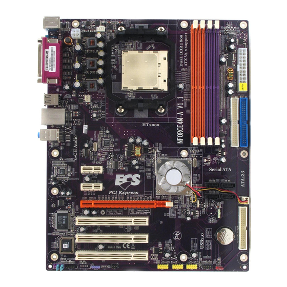 ECS NFORCE4M-A Manual