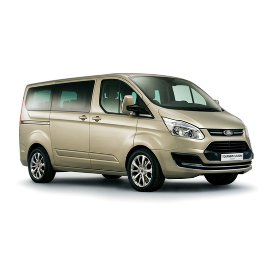 Ford TRANSIT CUSTOM 2012.75 Mounting Manual