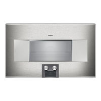 Gaggenau BS47.112 User Manual And Installation Instructions
