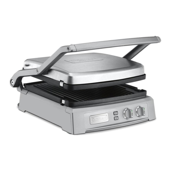 Cuisinart Griddler Deluxe GR-150 Manuals