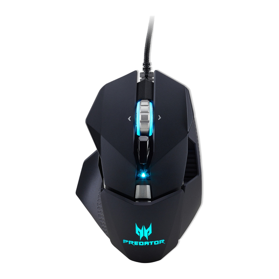 Acer PREDATOR CESTUS 510FOX Quick Start Manual