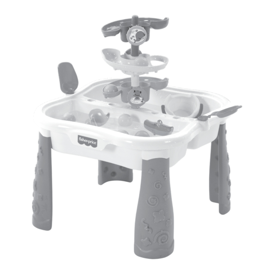 Fisher-Price Let's Splash Ball Run Water Table Quick Start Manual
