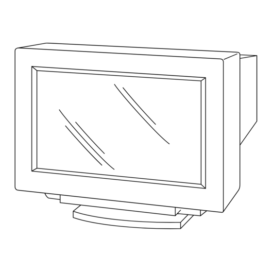 User Manuals: Sony GDM-90W01T5 CRT Monitor