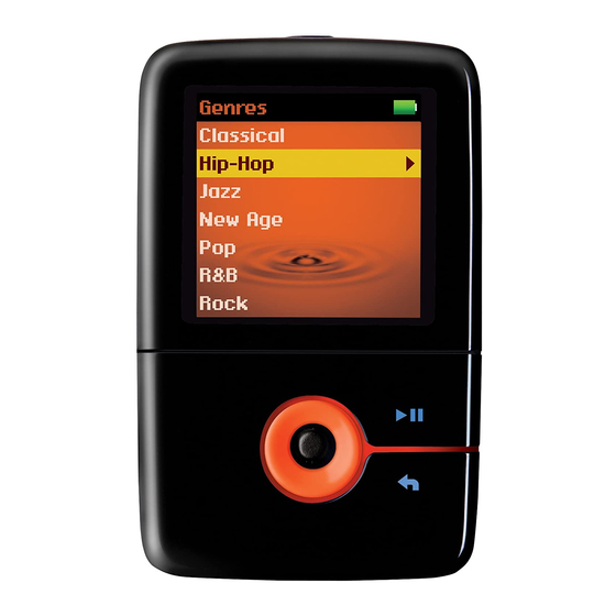 creative zen v plus 2gb mp3 player manual