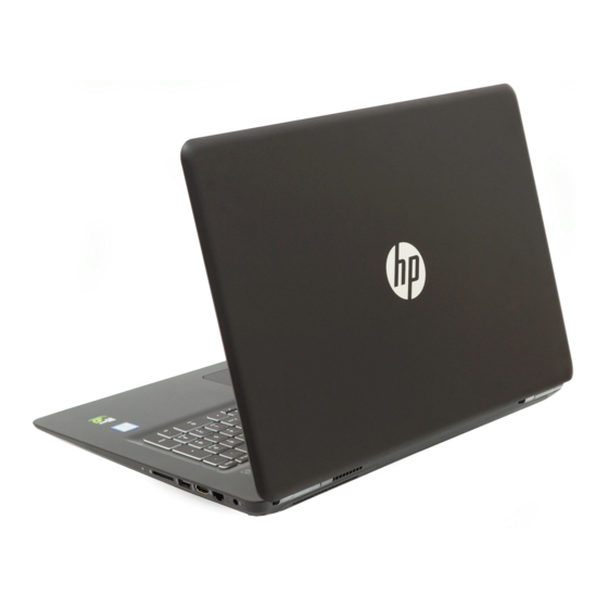 HP Pavilion 17 Maintenance And Service Manual
