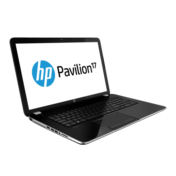 HP Pavilion 17 Maintenance And Service Manual