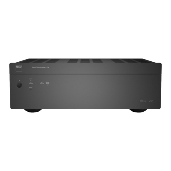 NAD C 272 Owner's Manual