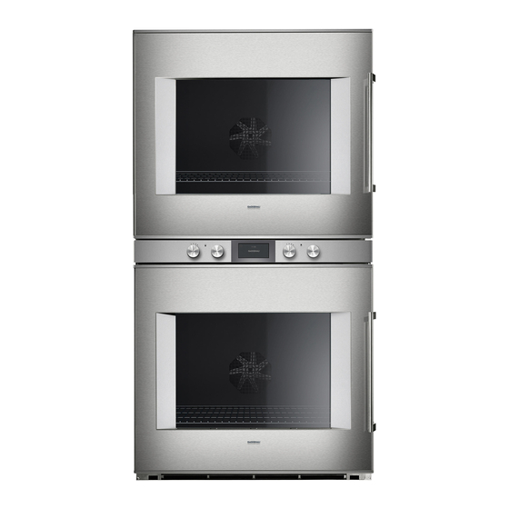 Gaggenau BX 481 Instruction Manual