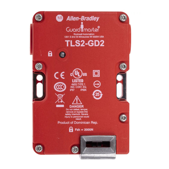 Allen-Bradley TLS-GD2 Installation Instructions Manual