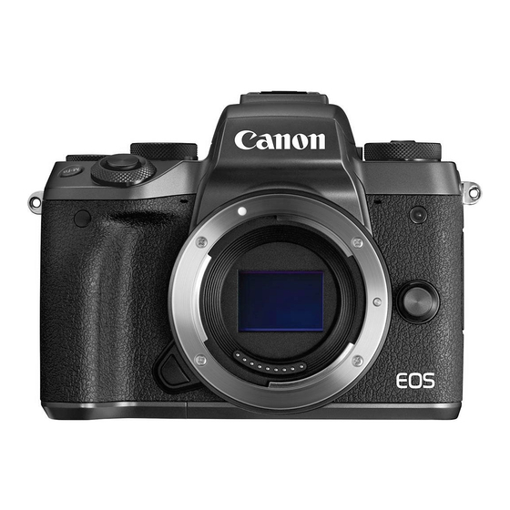 Canon EOS M5 Quick Manual