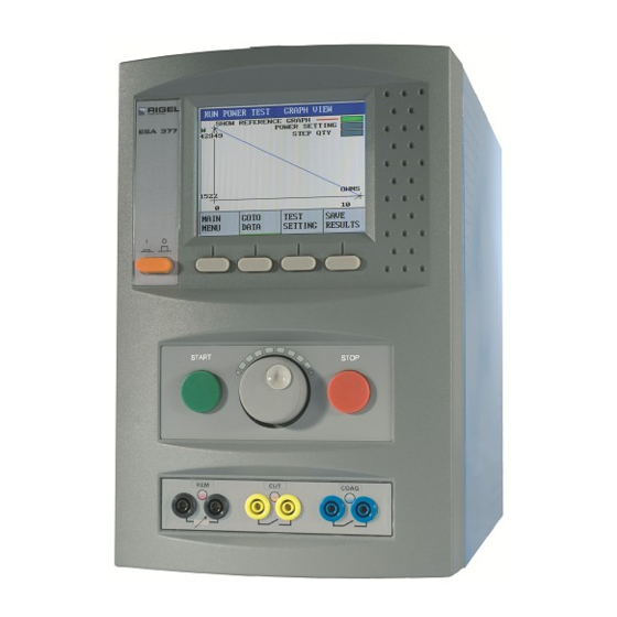 Rigel 377 Instruction Manual