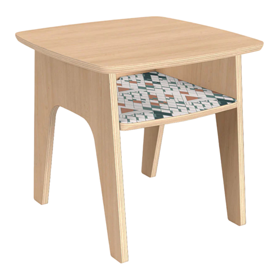 Inside Weather JORN SIDE TABLE Manual