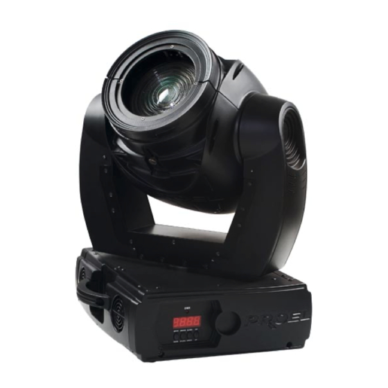PROEL DREAMLIGHT 250 ECLIPSE WASH User Manual