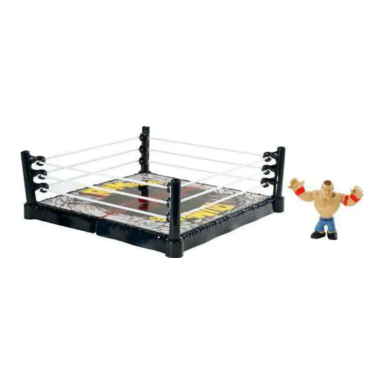Mattel WWE RUMBLERS FLIP-OUT RING PLAYSET Instructions