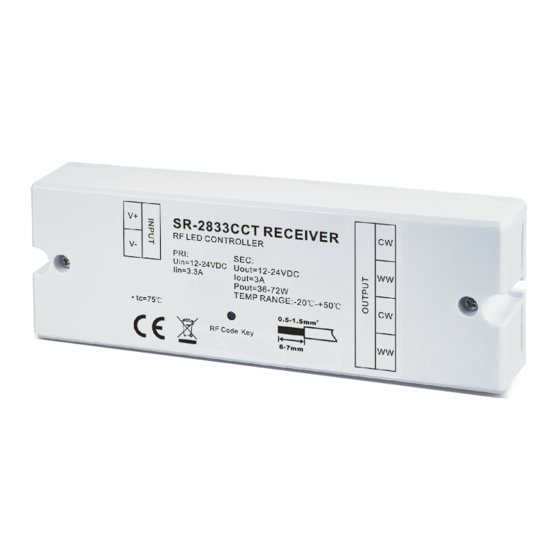 EVEREN SR-2833CCT Manual
