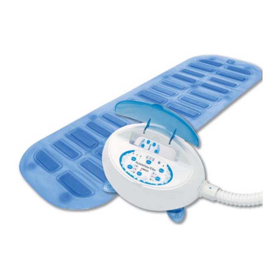 Homedics BubbleSpa Elite BMAT-5 Manual