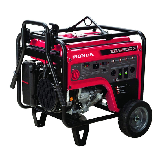 Honda EB3800X Owner's Manual