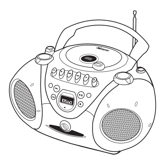 Memorex MP3825 Operating Instructions Manual