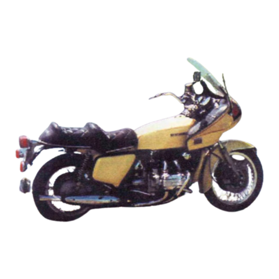 Honda GL1000 Goldwings Installation & Troubleshooting Manual