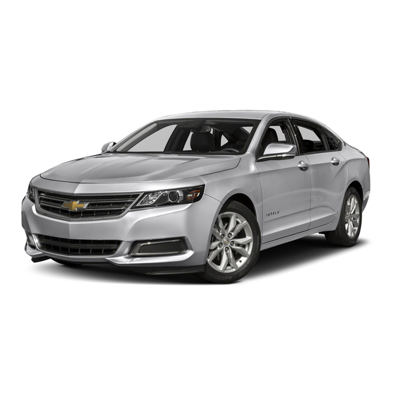 Chevrolet Impala 2016 Reference Manual