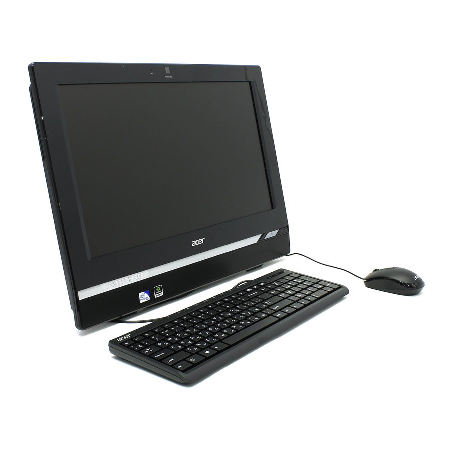 Acer Aspire Z1620 Manuals