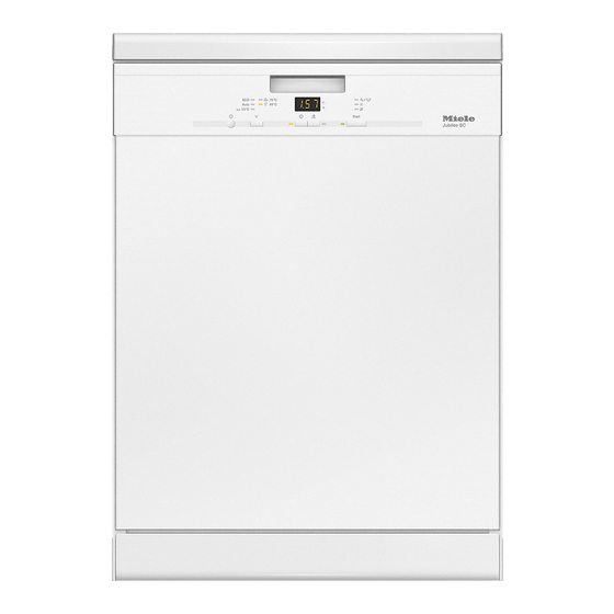 Miele G 4935 Operating Instructions Manual