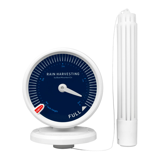 Blue Mountain RAIN HARVESTING Tank Gauge Plus Installation And Specification Manual