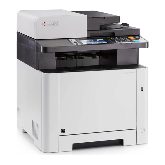 Kyocera ECOSYS M5526cdn Quick Manual