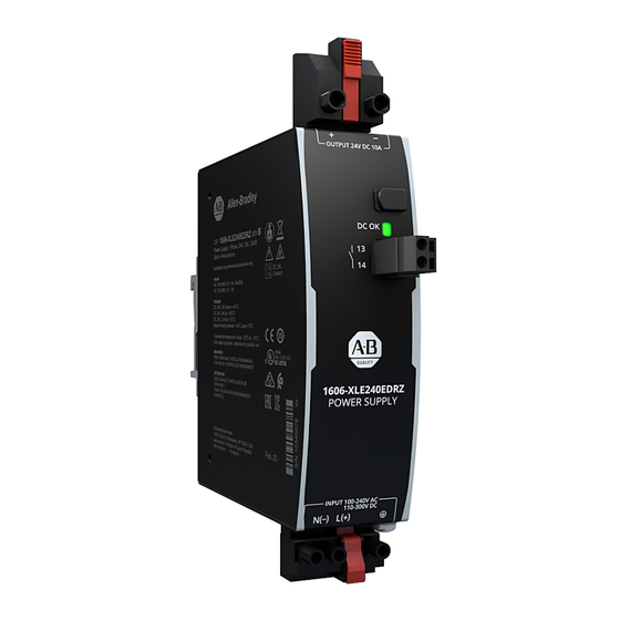 Rockwell Automation Allen-Bradley 1606-XLE240EDRZ SER B Installation Instructions