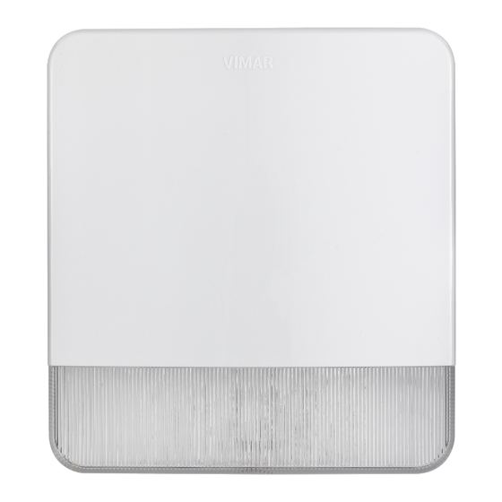 Vimar BY-ALARM PLUS Quick Start Manual