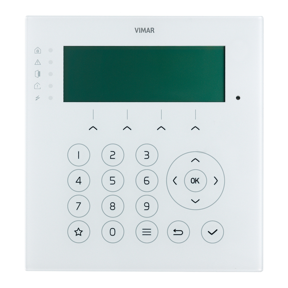 Vimar BY-ALARM PLUS Quick Start Manual