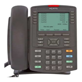 Nortel 1230 Quick Reference Card