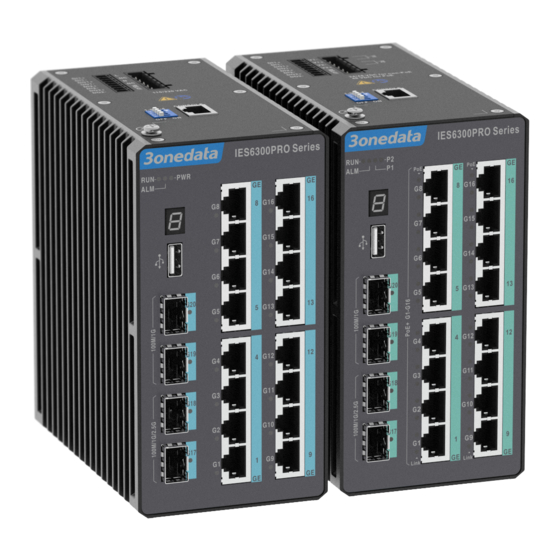 3onedata IES6300PRO Series Quick Installation Manual