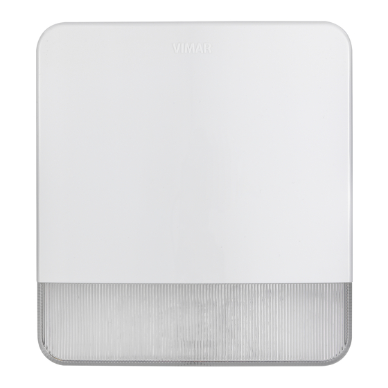 Vimar BY-ALARM PLUS Quick Start Manual
