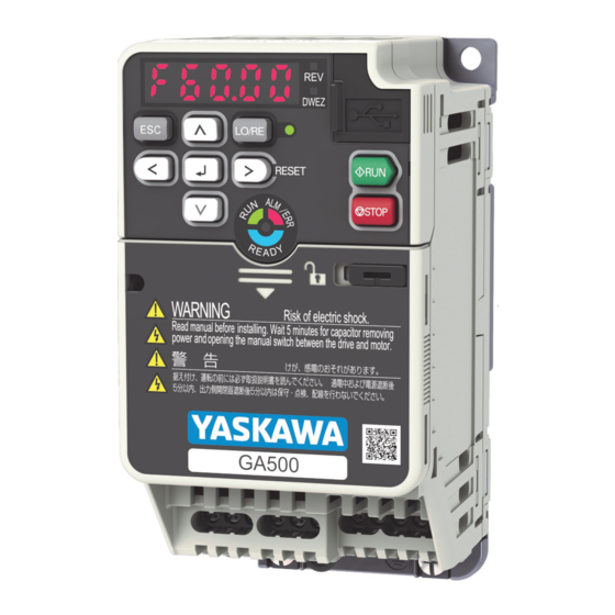 YASKAWA GA500 GA50U Series Programming Manual