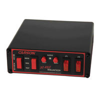 Carson SC-1012-10 Installation And Operating Instructions Manual
