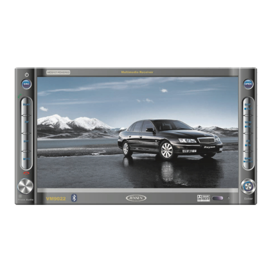 Jensen VM9022 Installation And Operation Manual