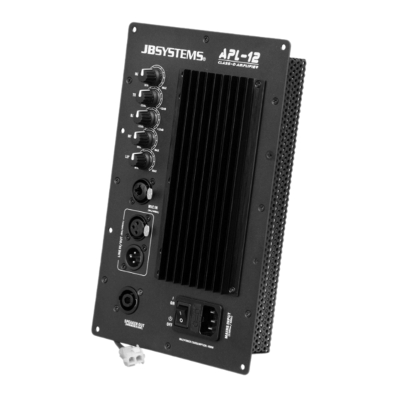 JB Systems APL-15 Operation Manual