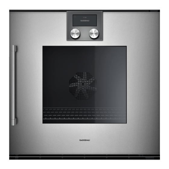 Gaggenau BOP 210/211 Instruction Manual
