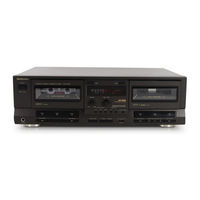 Technics RS-TR313 Operating Instructions Manual