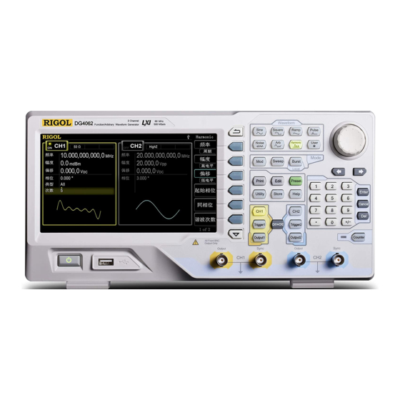Rigol DG4000 Series Service Manual