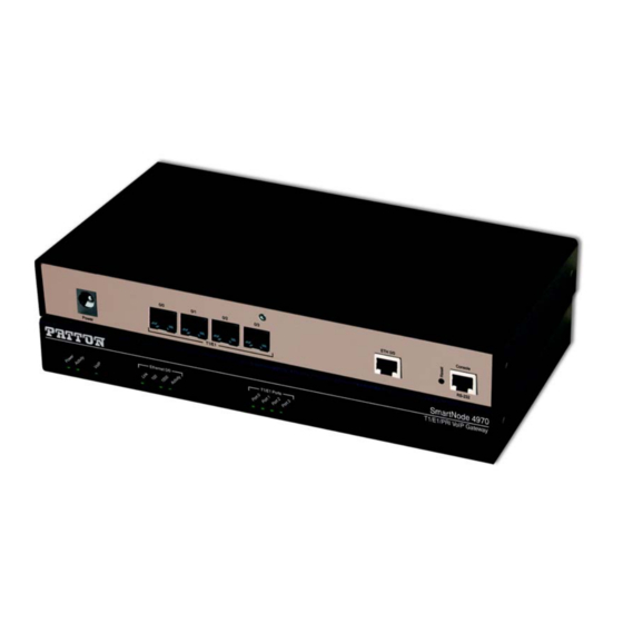 Patton SmartNode 4970A Series User Manual