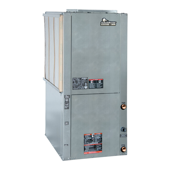 ClimateMaster Tranquility 16 Series Installation Operation & Maintenance