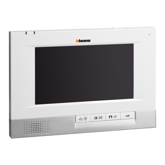 Bticino D45 System Quick Start Manual