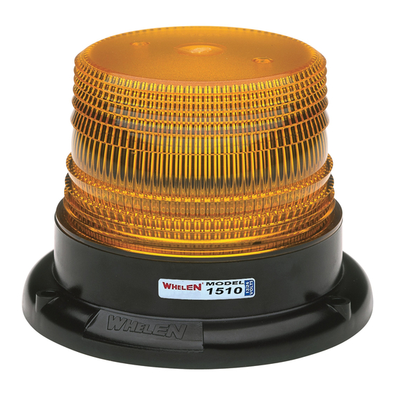 Whelen Engineering Company 1502M Installation Wiring Manual
