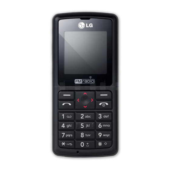 LG KG270 User Manual