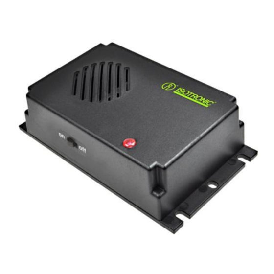 Isotronic Marten-Free Mobile Repeller Manuals