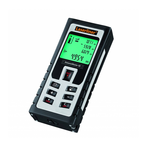 LaserLiner DistanceMaster 60 Manual