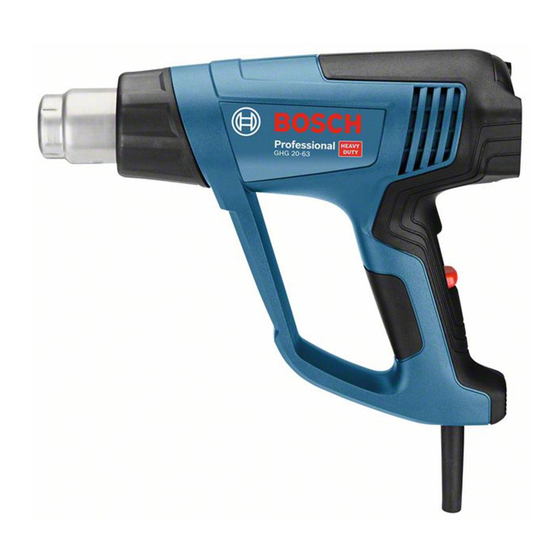 Bosch GHG Professional 23-66 Original Instructions Manual