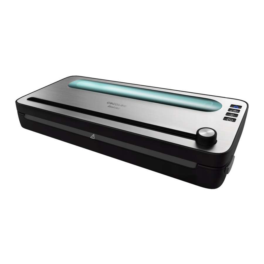 cecotec SEALVAC 120 STEELCUT (04256) Manual